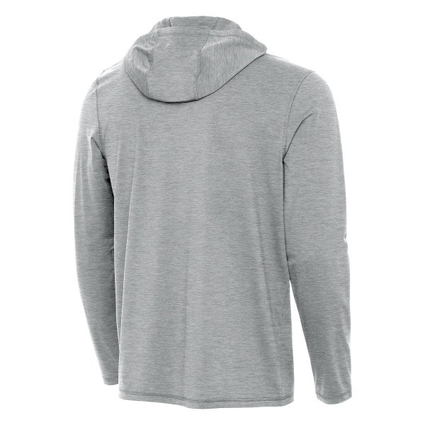Толстовка New York Knicks Antigua Heather Gray 2026 NBA Finals Champions Tidy Quarter-Zip