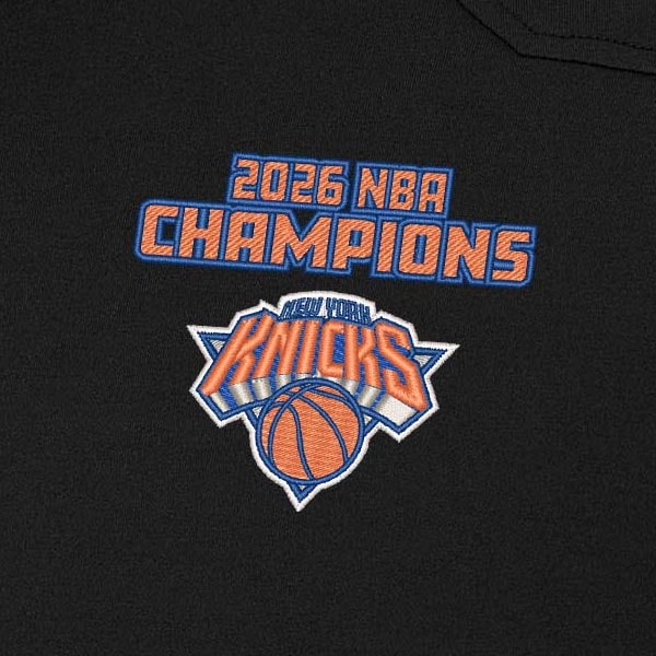 Поло New York Knicks Antigua Black 2026 NBA Finals Champions Western