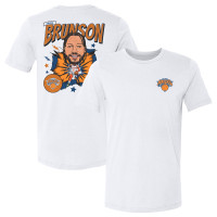 Футболка New York Knicks Jalen Brunson 500 Level White Caricature