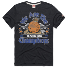 Футболка Unisex New York Knicks x Queen Homage Charcoal 2026 NBA Finals Champions Tri-Blend