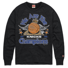 Свитшот Unisex New York Knicks x Queen Homage Charcoal 2026 NBA Finals Champions Tri-Blend