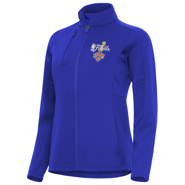 Женская Куртка New York Knicks Antigua Blue 2026 NBA Finals Generation Full-Zip