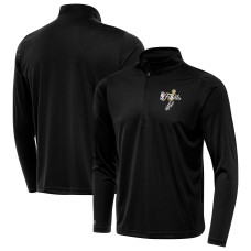 San Antonio Spurs Antigua Black 2026 NBA Finals Tribute Quarter-Zip Pullover