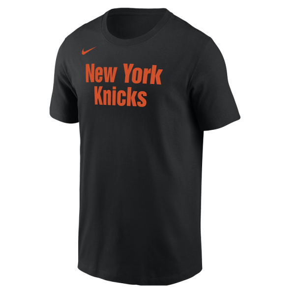 Футболка New York Knicks Nike Black Core
