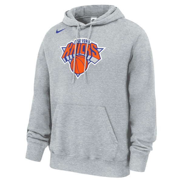 Толстовка New York Knicks Nike Gray Club Fleece