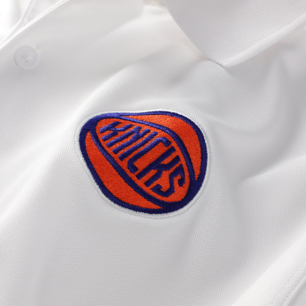 Поло New York Knicks Nike White Dri-FIT Victory