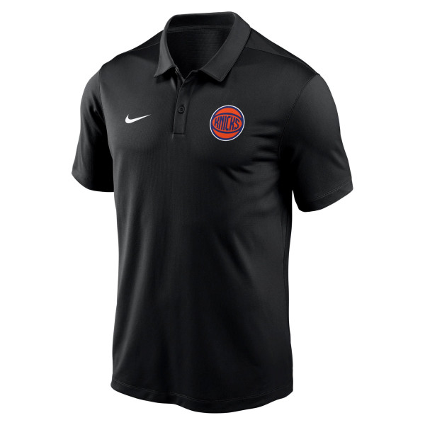 Поло New York Knicks Nike Black Dri-FIT Victory