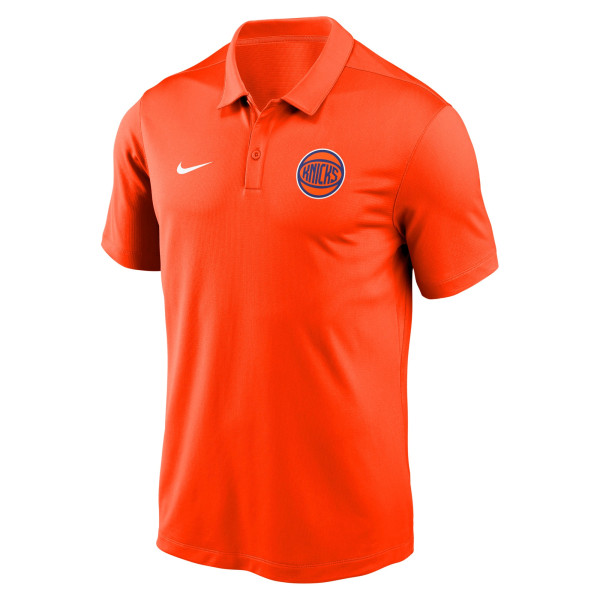 Поло New York Knicks Nike Orange Dri-FIT Victory