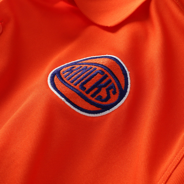 Поло New York Knicks Nike Orange Dri-FIT Victory