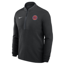 New York Knicks Nike Black Dri-FIT Victory Quarter-Zip Pullover