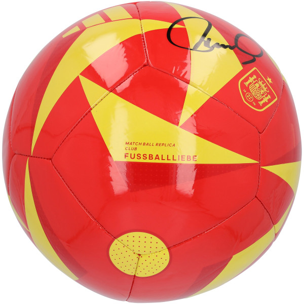 Мяч с автографом Fernando Torres Spain National Team Fanatics Authentic Red adidas