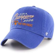 Бейсболка Unisex New York Knicks 47 Blue 2026 NBA Finals Champions Clean Up