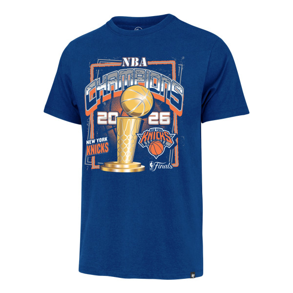 Футболка New York Knicks 47 Blue 2026 NBA Finals Champions Franklin