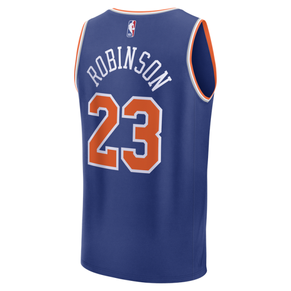 Подростковая New York Knicks Mitchell Robinson Fanatics Blue Fast Break Replica Jersey - Icon Edition