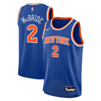 Детская джерси Miles McBride New York Knicks Nike Swingman - Icon Edition - Blue