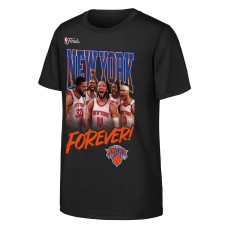 Подростковая New York Knicks Outerstuff Black NY Forever T-Shirt