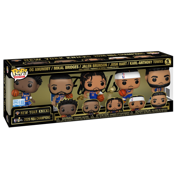 New York Knicks Funko 2026 NBA Finals Champions 5-Pack Vinyl Figure Set