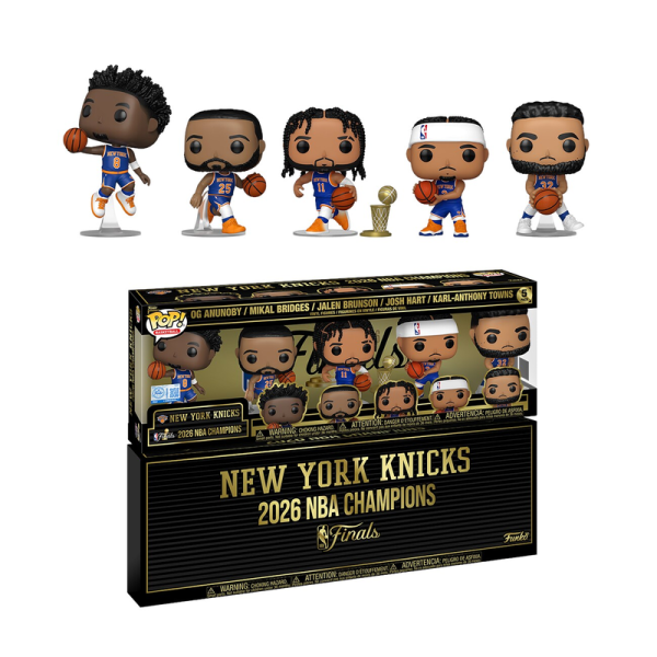 New York Knicks Funko 2026 NBA Finals Champions 5-Pack Vinyl Figure Set