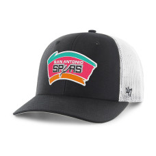Бейсболка San Antonio Spurs 47 Black Hardwood Classics Trucker