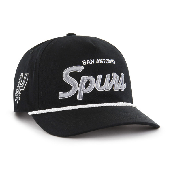 Бейсболка San Antonio Spurs 47 Black Crosstown Script Hitch