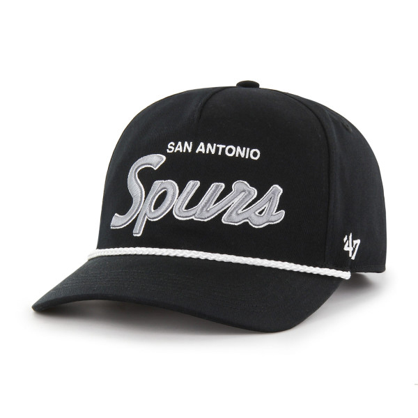 Бейсболка San Antonio Spurs 47 Black Crosstown Script Hitch