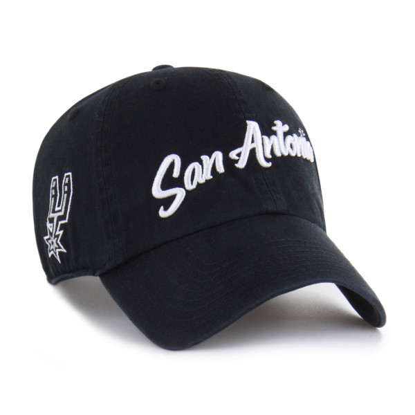 Бейсболка San Antonio Spurs 47 Black Sure Shot Clean Up