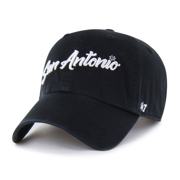 Бейсболка San Antonio Spurs 47 Black Sure Shot Clean Up