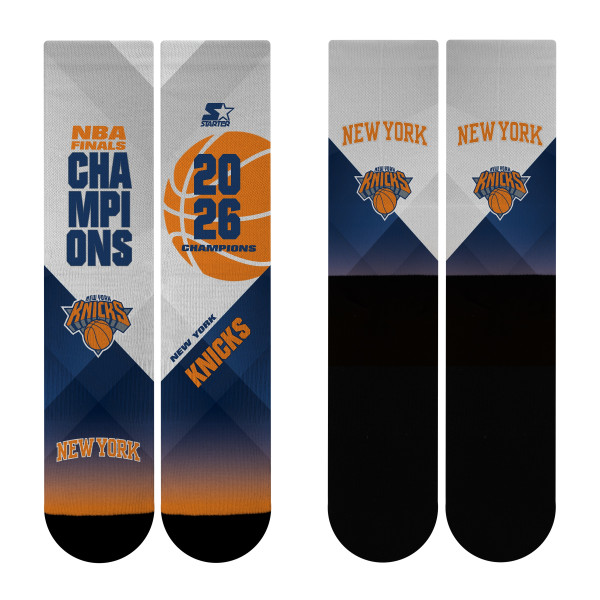 Unisex New York Knicks Starter 2026 NBA Finals Champions Crew Socks