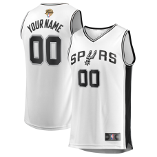 Именная джерси San Antonio Spurs Fanatics White 2026 NBA Finals Fast Break - Association Edition