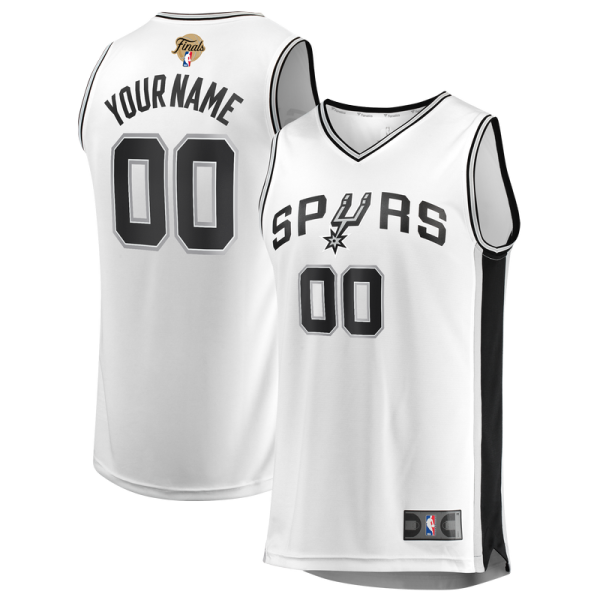 Именная джерси San Antonio Spurs Fanatics White 2026 NBA Finals Fast Break - Association Edition