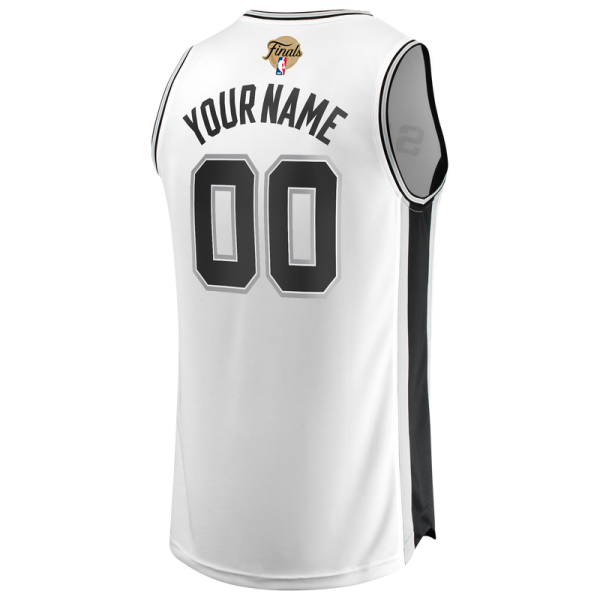 Именная джерси San Antonio Spurs Fanatics White 2026 NBA Finals Fast Break - Association Edition