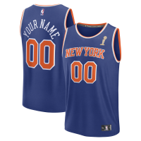 Именная джерси New York Knicks Fanatics Blue 2026 NBA Finals Champions Fast Break - Icon Edition