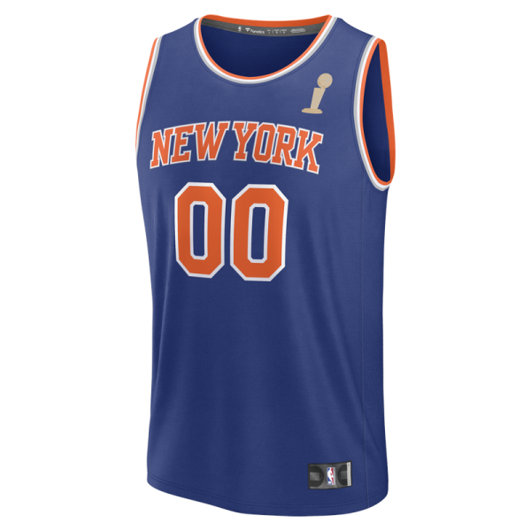 Именная джерси New York Knicks Fanatics Blue 2026 NBA Finals Champions Fast Break - Icon Edition