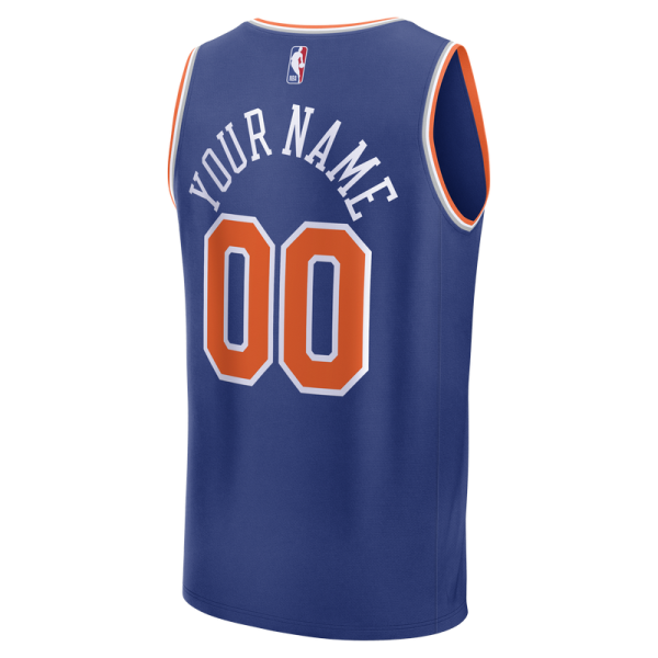 Именная джерси New York Knicks Fanatics Blue 2026 NBA Finals Champions Fast Break - Icon Edition