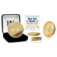 Монета New York Knicks Highland Mint 2026 NBA Finals Champions Gold Plated
