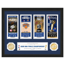 Монета New York Knicks Highland Mint 2026 NBA Finals Champions 12 x 15 Bronze & Ticket Collection