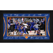 New York Knicks Highland Mint 2026 NBA Finals Champions 12 x 20 Framed Facsimile Signature Photo