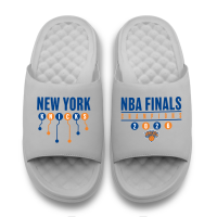 Unisex New York Knicks ISlide Gray 2026 NBA Finals Champions Motive Slide Sandals