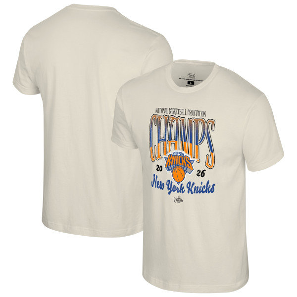 Футболка Unisex New York Knicks Stadium Essentials Natural 2026 NBA Finals Champions Sky High