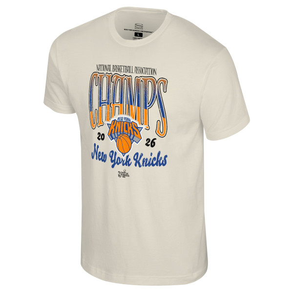 Футболка Unisex New York Knicks Stadium Essentials Natural 2026 NBA Finals Champions Sky High