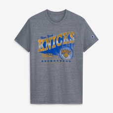 Футболка New York Knicks Champion Gray Shooting Tri-Blend