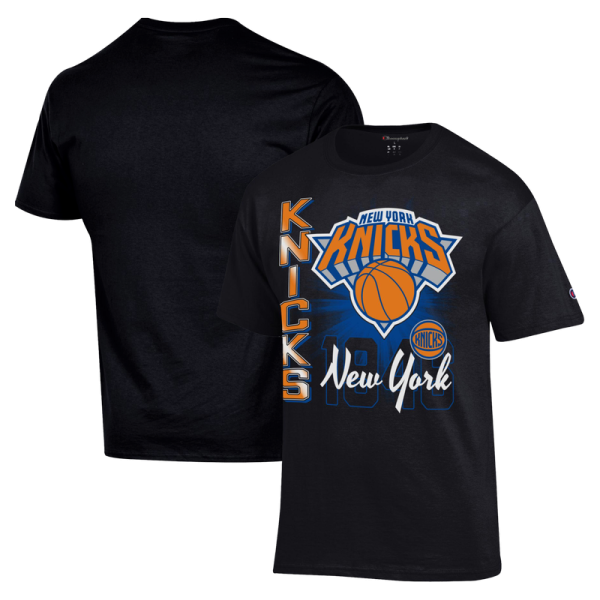 Футболка New York Knicks Champion Black Vertical Jersey