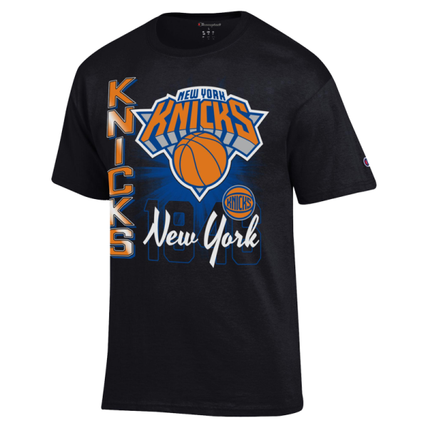 Футболка New York Knicks Champion Black Vertical Jersey