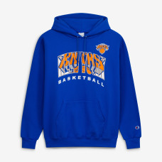 Толстовка New York Knicks Champion Royal Arch Logo Powerblend Fleece