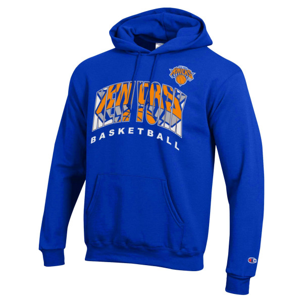Толстовка New York Knicks Champion Royal Arch Logo Powerblend Fleece