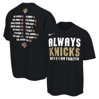 Футболка New York Knicks Nike Black 2026 NBA Finals Champions Roster Club