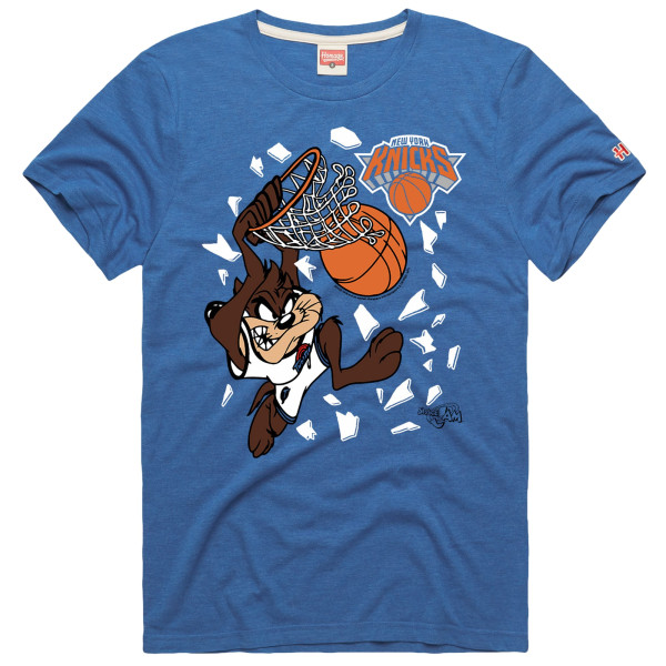 Футболка Unisex New York Knicks x Space Jam Homage Royal Tri-Blend