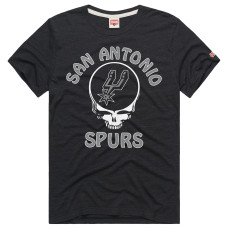Футболка Unisex San Antonio Spurs x The Grateful Dead Homage Charcoal Tri-Blend