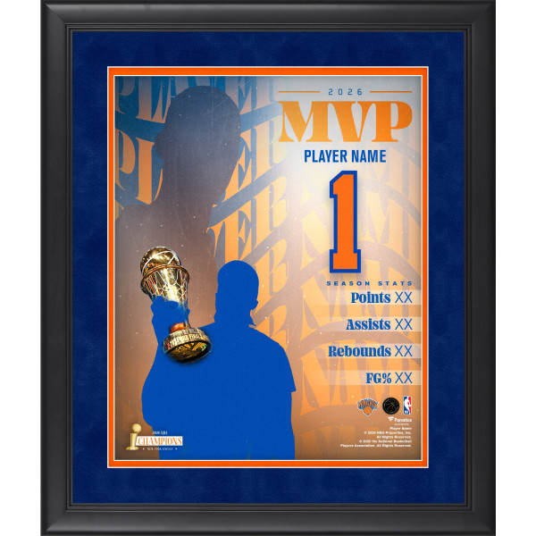 Jalen Brunson New York Knicks Fanatics Authentic 2026 NBA Finals Champions Framed 16 x 20 MVP Collage
