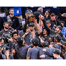 Фото San Antonio Spurs Unsigned Fanatics Authentic 2026 Western Conference Finals Champions Team